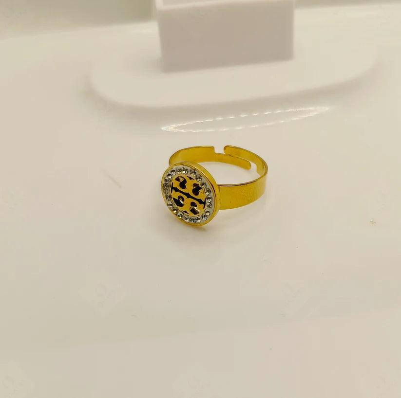Trendy Zircon Ring adjustable