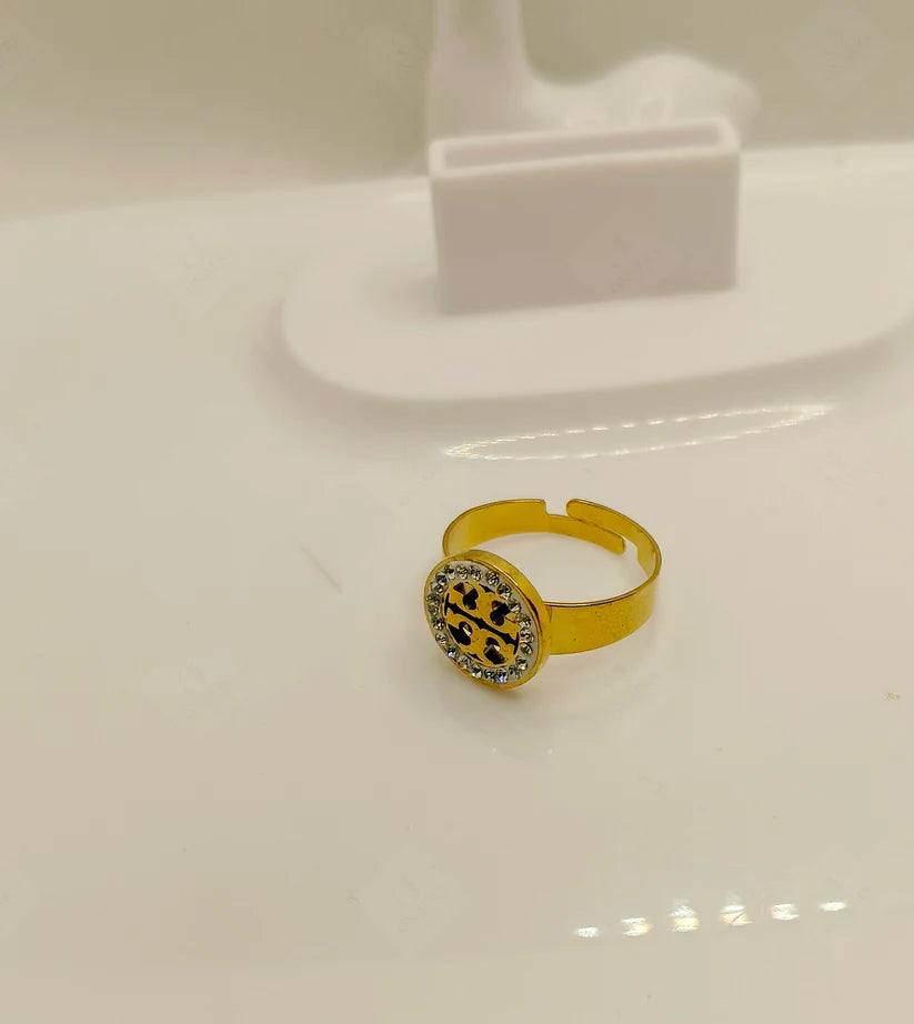 Trendy Zircon Ring adjustable