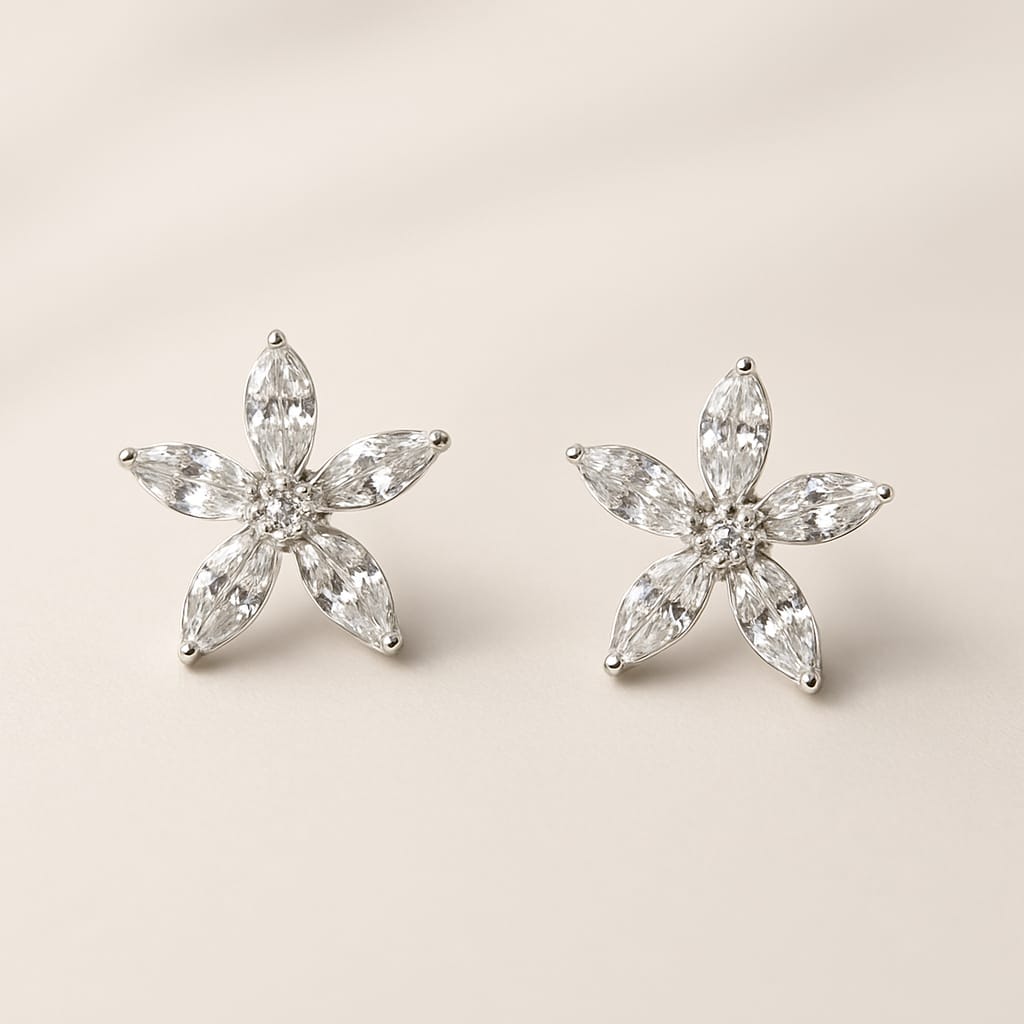 Crystal Bloom (Earring).