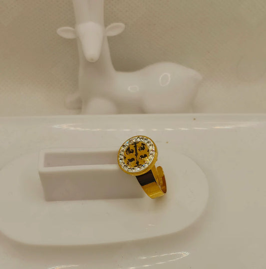 Trendy Zircon Ring adjustable
