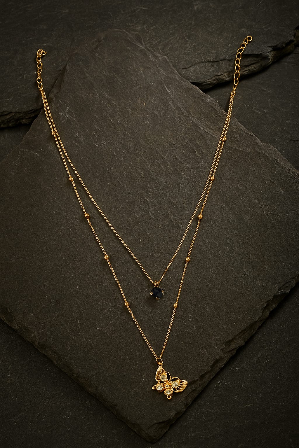 butterfly neckless (stainless steel)