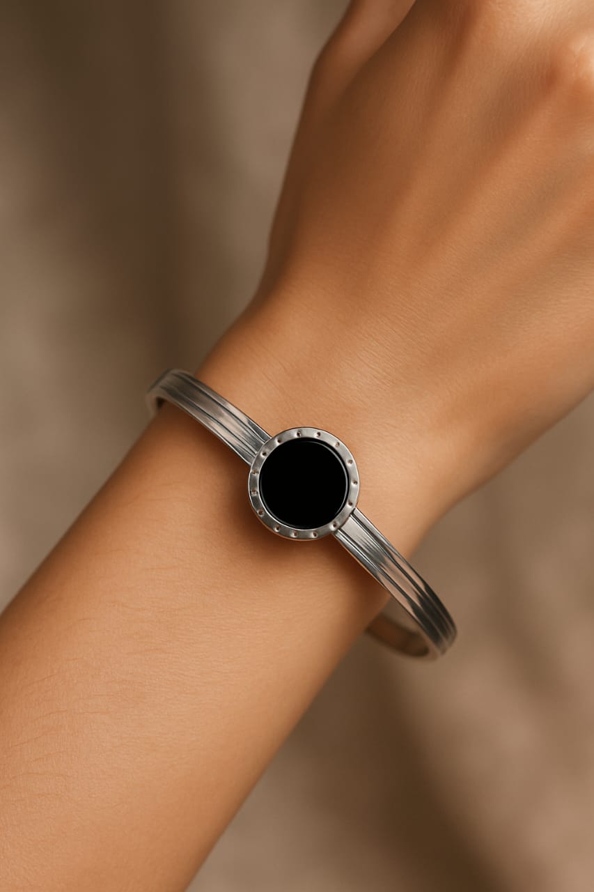silver bangle bracelet(stainless steel)