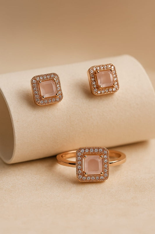 Rose radiance set (adjustable Ring)
