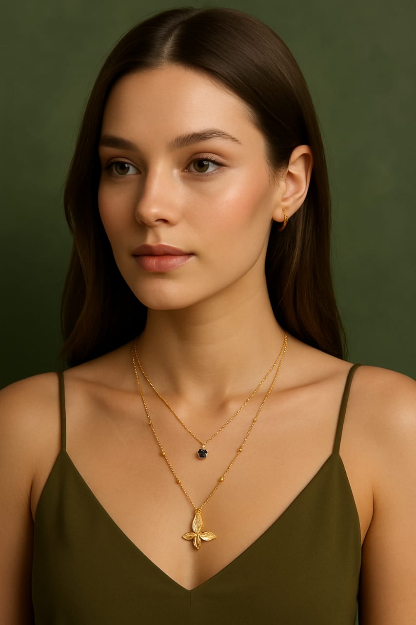 butterfly neckless (stainless steel)