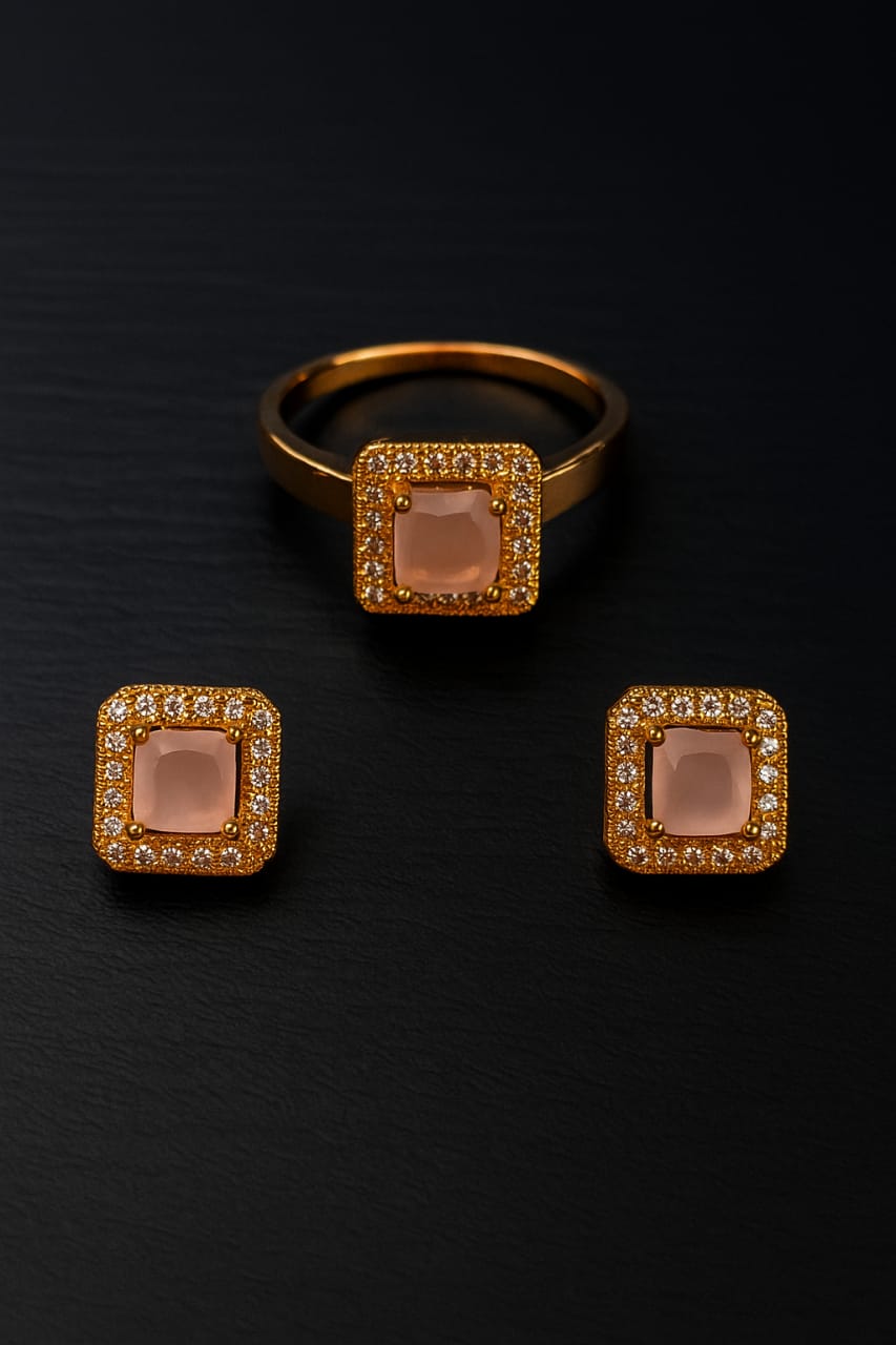 Rose radiance set (adjustable Ring)